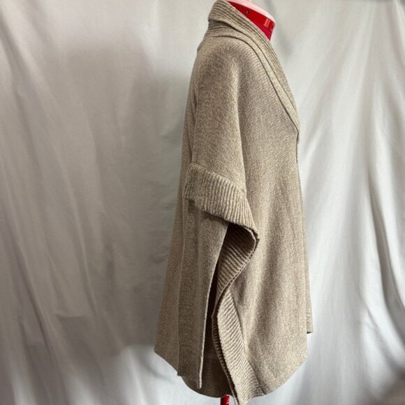 George Women's Cowl Neck Sweater in Tan SM438 - Picture 2 of 4